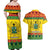 Ghana Christmas Couples Matching Off Shoulder Maxi Dress and Hawaiian Shirt Coat Of Arms Afishapa - Wonder Print Shop