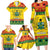 Ghana Christmas Family Matching Long Sleeve Bodycon Dress and Hawaiian Shirt Coat Of Arms Afishapa - Wonder Print Shop