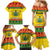 Ghana Christmas Family Matching Mermaid Dress and Hawaiian Shirt Coat Of Arms Afishapa - Wonder Print Shop