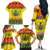 Ghana Christmas Family Matching Off The Shoulder Long Sleeve Dress and Hawaiian Shirt Coat Of Arms Afishapa - Wonder Print Shop