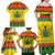 Ghana Christmas Family Matching Off Shoulder Maxi Dress and Hawaiian Shirt Coat Of Arms Afishapa - Wonder Print Shop