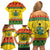 Ghana Christmas Family Matching Off Shoulder Short Dress and Hawaiian Shirt Coat Of Arms Afishapa - Wonder Print Shop