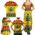 Ghana Christmas Family Matching Summer Maxi Dress and Hawaiian Shirt Coat Of Arms Afishapa - Wonder Print Shop