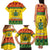 Ghana Christmas Family Matching Tank Maxi Dress and Hawaiian Shirt Coat Of Arms Afishapa - Wonder Print Shop