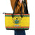 Ghana Christmas Leather Tote Bag Coat Of Arms Afishapa - Wonder Print Shop