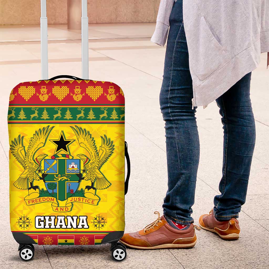 Ghana Christmas Luggage Cover Coat Of Arms Afishapa - Wonder Print Shop