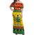 Ghana Christmas Off Shoulder Maxi Dress Coat Of Arms Afishapa - Wonder Print Shop