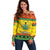 Ghana Christmas Off Shoulder Sweater Coat Of Arms Afishapa - Wonder Print Shop