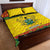 Ghana Christmas Quilt Bed Set Coat Of Arms Afishapa - Wonder Print Shop