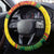 Ghana Christmas Steering Wheel Cover Coat Of Arms Afishapa - Wonder Print Shop