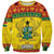 Ghana Christmas Sweatshirt Coat Of Arms Afishapa - Wonder Print Shop