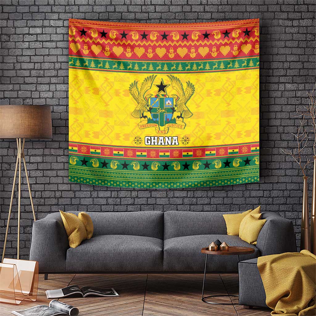 Ghana Christmas Tapestry Coat Of Arms Afishapa