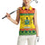 Ghana Christmas Women Sleeveless Polo Shirt Coat Of Arms Afishapa - Wonder Print Shop