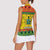 Ghana Christmas Women Sleeveless Polo Shirt Coat Of Arms Afishapa - Wonder Print Shop