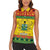 Ghana Christmas Women Sleeveless Polo Shirt Coat Of Arms Afishapa - Wonder Print Shop