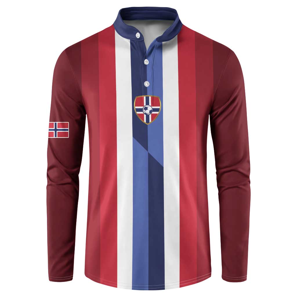 Custom Norway Football 2026 Button Sweatshirt Road To Champions - Wonder Print Shop