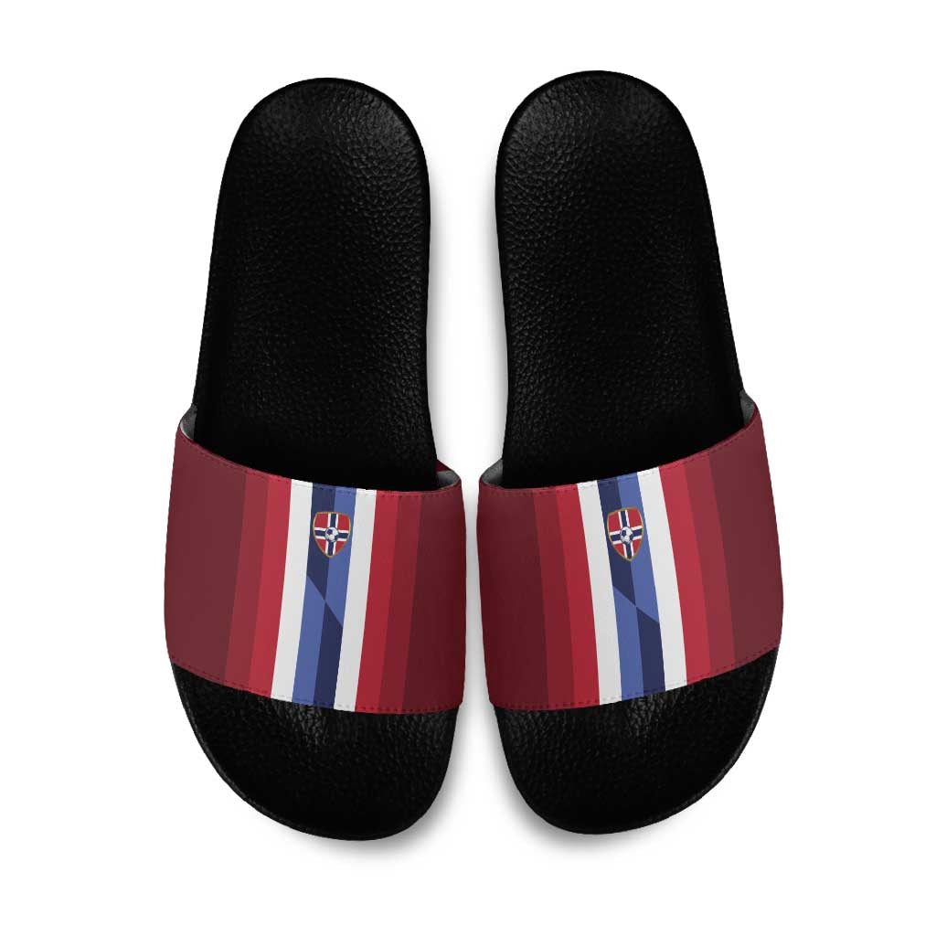 Norway Football 2026 Slide Sandals Road To Champions - Wonder Print Shop
