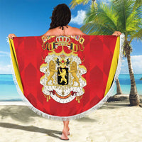 Belgium Football 2026 Beach Blanket Red Devils Pride - Wonder Print Shop