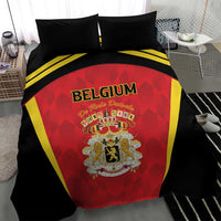 Belgium Football 2026 Bedding Set Red Devils Pride - Wonder Print Shop