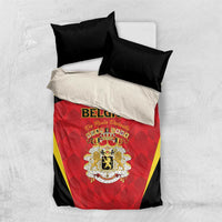 Belgium Football 2026 Bedding Set Red Devils Pride - Wonder Print Shop