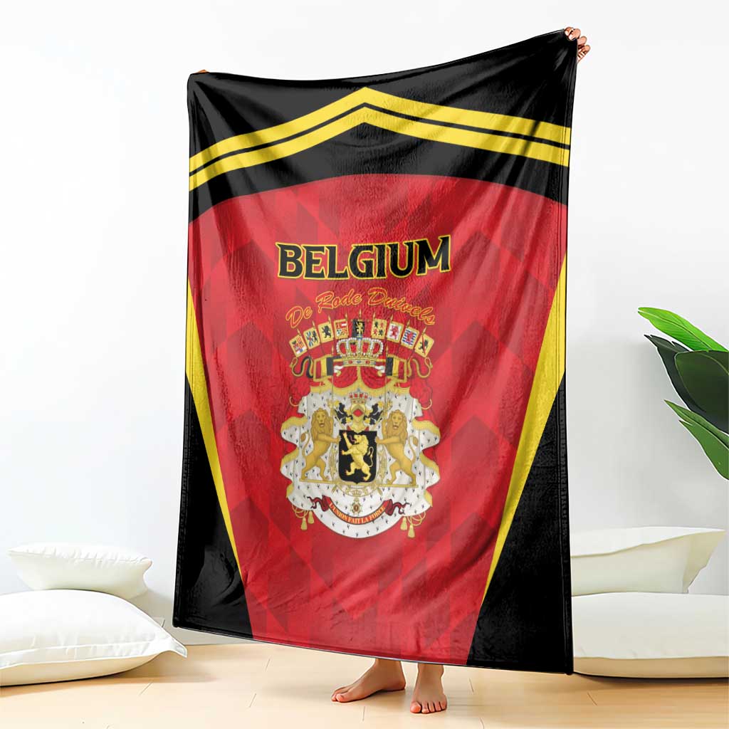 Belgium Football 2026 Blanket Red Devils Pride - Wonder Print Shop