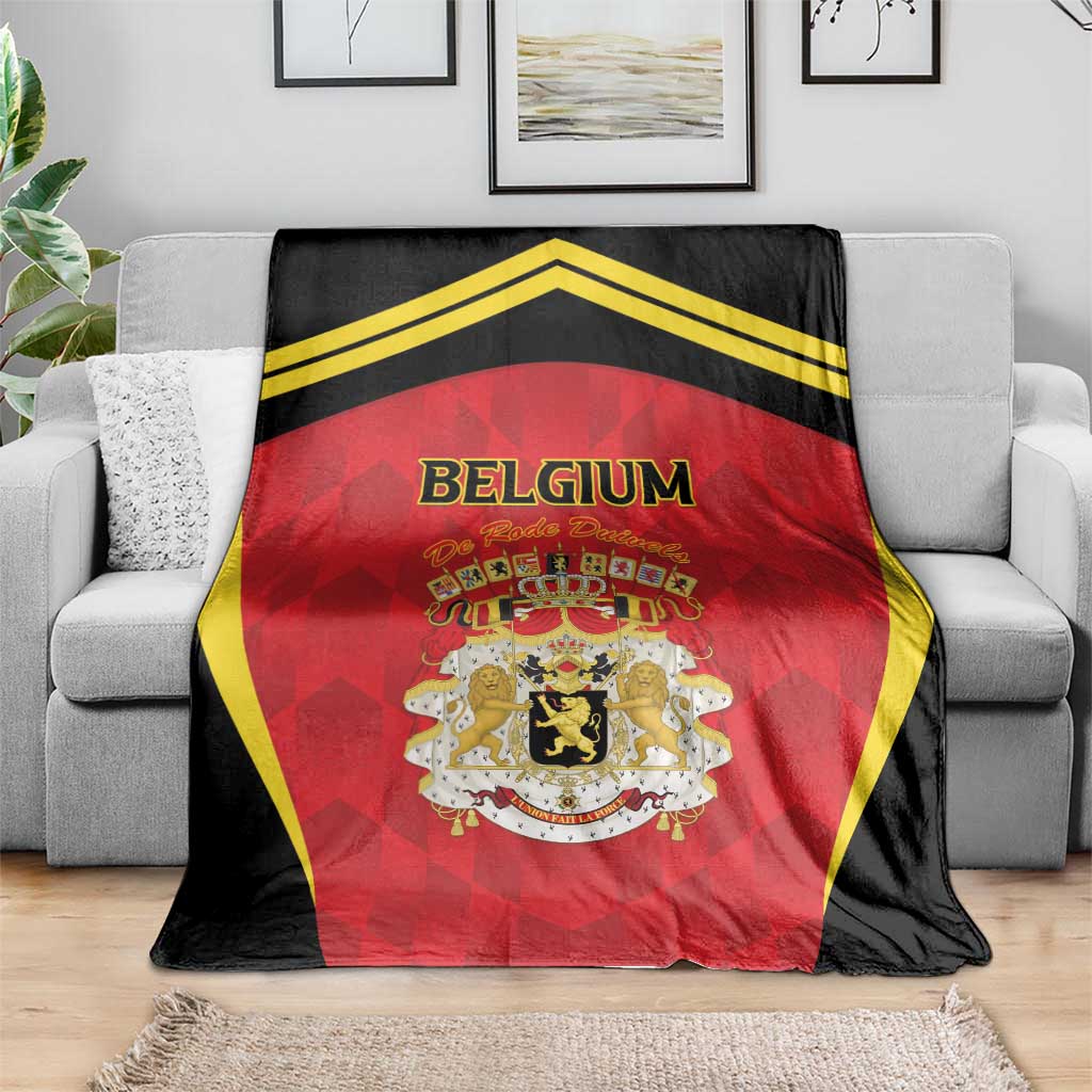 Belgium Football 2026 Blanket Red Devils Pride - Wonder Print Shop