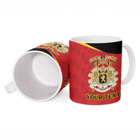 Custom Belgium Football 2026 Ceramic Mug Red Devils Pride - Wonder Print Shop