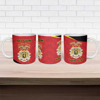 Custom Belgium Football 2026 Ceramic Mug Red Devils Pride - Wonder Print Shop