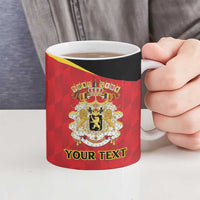 Custom Belgium Football 2026 Ceramic Mug Red Devils Pride - Wonder Print Shop