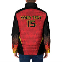 Custom Belgium Football 2026 Padded Jacket Red Devils Pride - Wonder Print Shop
