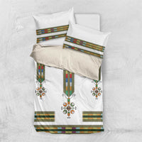 Ethiopian Traditional Habesha Costume Bedding Set Cross With Tilet Pattern