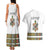 Ethiopian Traditional Habesha Costume Couples Matching Tank Maxi Dress and Hawaiian Shirt Cross With Tilet Pattern