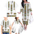 Ethiopian Traditional Habesha Costume Family Matching Off The Shoulder Long Sleeve Dress and Hawaiian Shirt Cross With Tilet Pattern