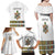 Ethiopian Traditional Habesha Costume Family Matching Off Shoulder Maxi Dress and Hawaiian Shirt Cross With Tilet Pattern