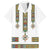 Ethiopian Traditional Habesha Costume Family Matching Puletasi and Hawaiian Shirt Cross With Tilet Pattern