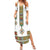 Ethiopian Traditional Habesha Costume Family Matching Summer Maxi Dress and Hawaiian Shirt Cross With Tilet Pattern