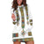 Ethiopian Traditional Habesha Costume Hoodie Dress Cross With Tilet Pattern