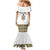 Ethiopian Traditional Habesha Costume Mermaid Dress Cross With Tilet Pattern