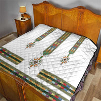 Ethiopian Traditional Habesha Costume Quilt Cross With Tilet Pattern