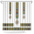 Ethiopian Traditional Habesha Costume Shower Curtain Cross With Tilet Pattern