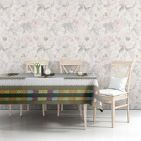 Ethiopian Traditional Habesha Costume Tablecloth Cross With Tilet Pattern
