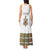 Ethiopian Traditional Habesha Costume Tank Maxi Dress Cross With Tilet Pattern