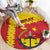 Tigray Region Round Carpet Tigray Emblem With Flag Map