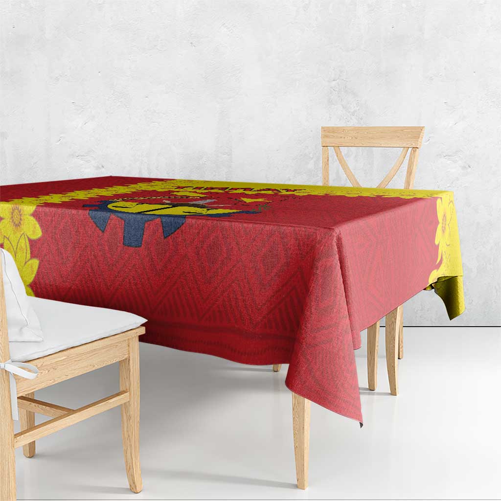 Tigray Region Tablecloth Tigray Emblem With Flag Map