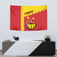 Tigray Region Tapestry Tigray Emblem With Flag Map