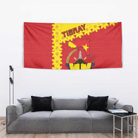 Tigray Region Tapestry Tigray Emblem With Flag Map