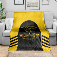 Personalized Buffalo Soldiers Blanket 9th & 10th Cavalry Regiment