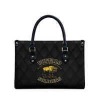 Buffalo Soldiers Leather Bag We Can We Will Ready and Forward