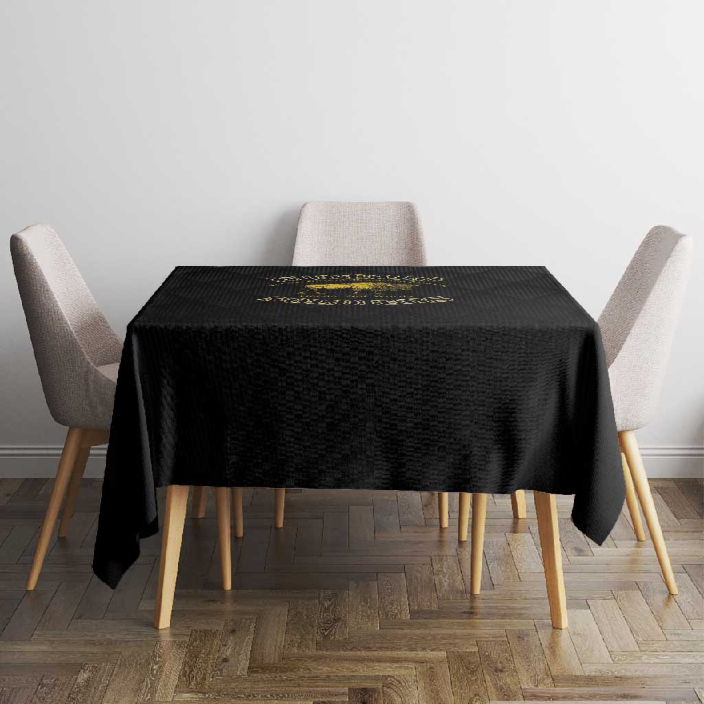 Buffalo Soldiers Tablecloth We Can We Will Ready and Forward