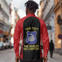 Personalized Harlem Hellfighters Long Sleeve Button Shirt 369th Infantry Regiment Legacy